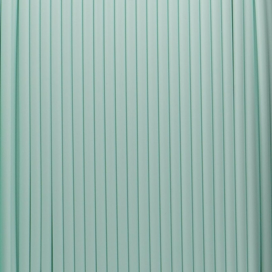 Close-up macro detail of Cloud Blue Pastel PLA filament texture