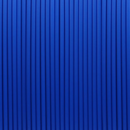 High-resolution macro shot of Pacific Blue HD PLA filament