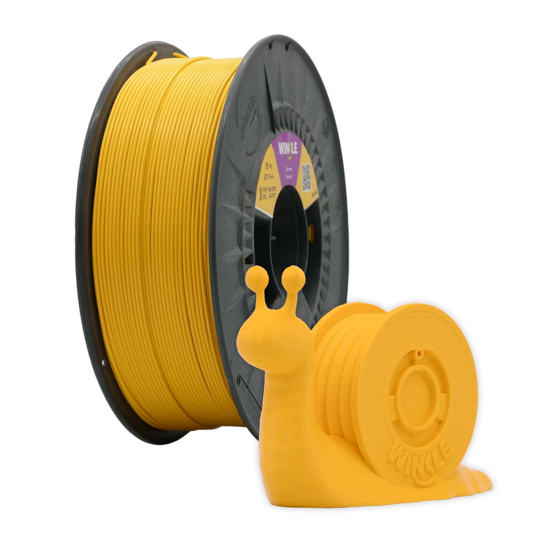 Turmeric Yellow 3D printing filament 1.75mm high-definition PLA