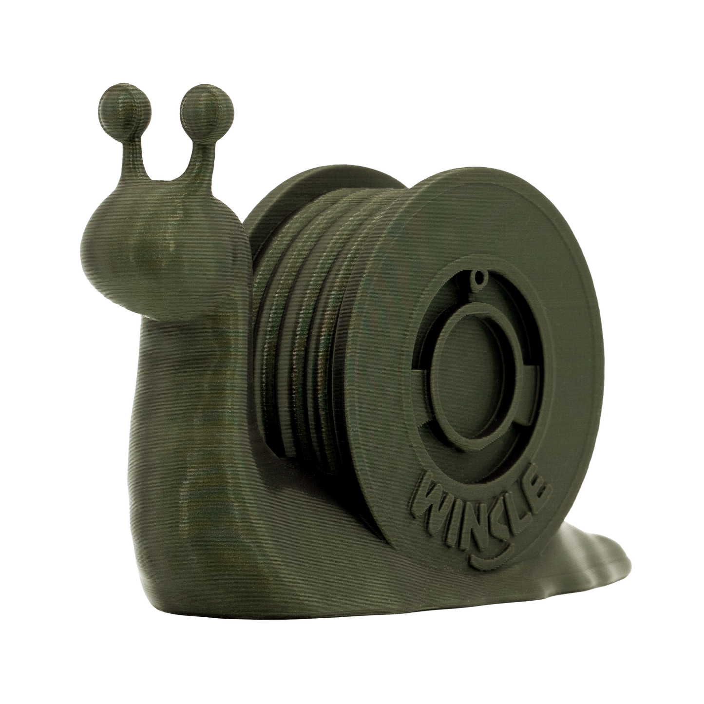 Artistic 3D print sample in Winkle Emerald Green Interference PLA