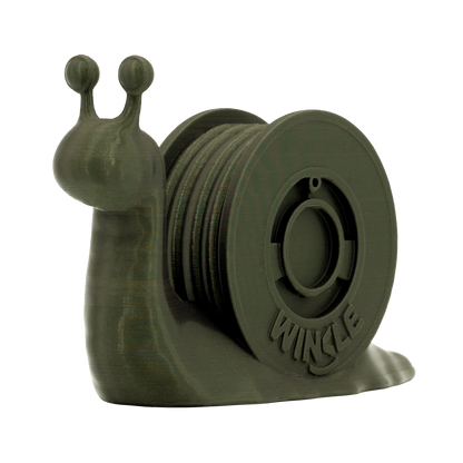 Artistic 3D print sample in Winkle Emerald Green Interference PLA