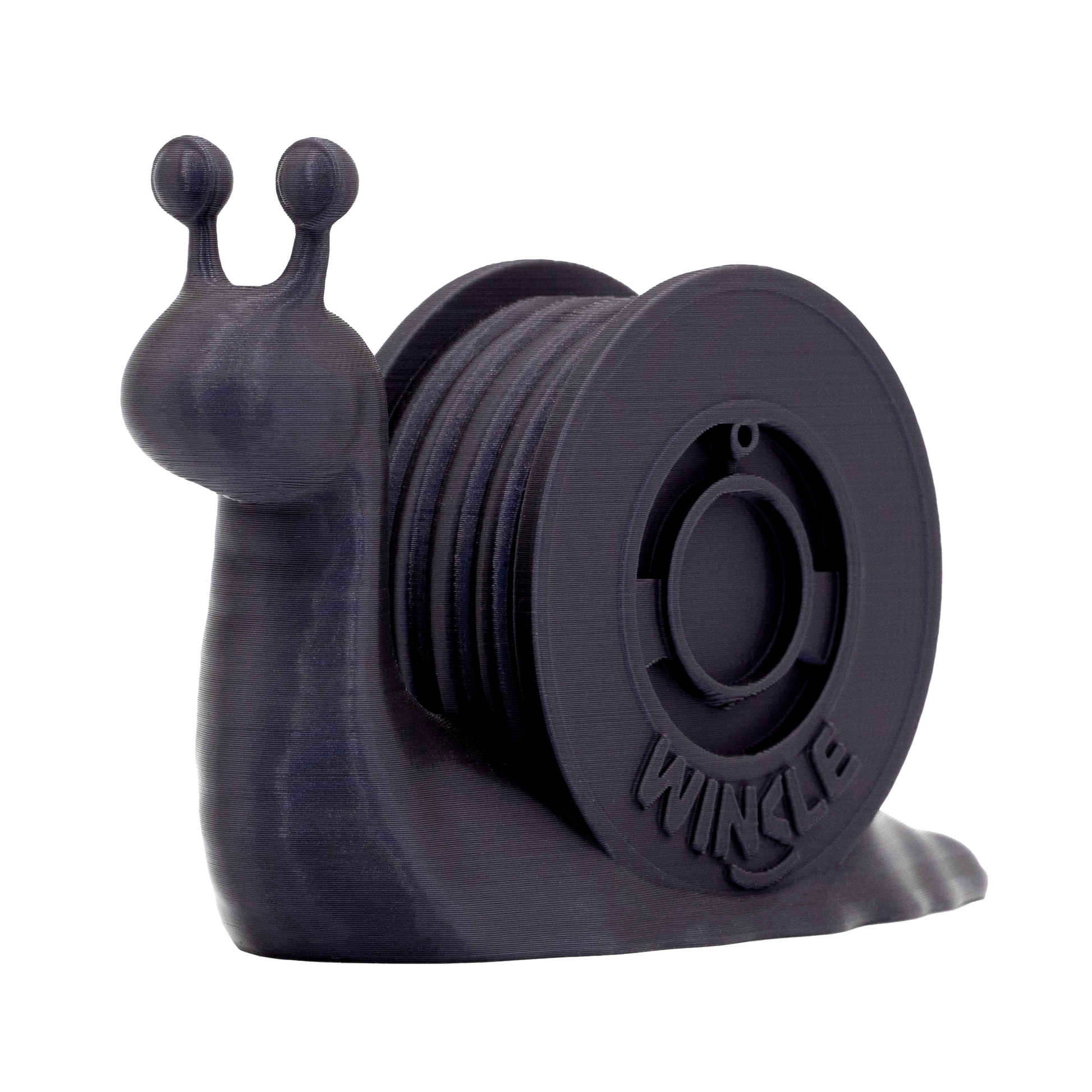 3D printed futuristic model showing Galaxy Blue interference shimmer