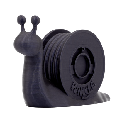 3D printed futuristic model showing Galaxy Blue interference shimmer