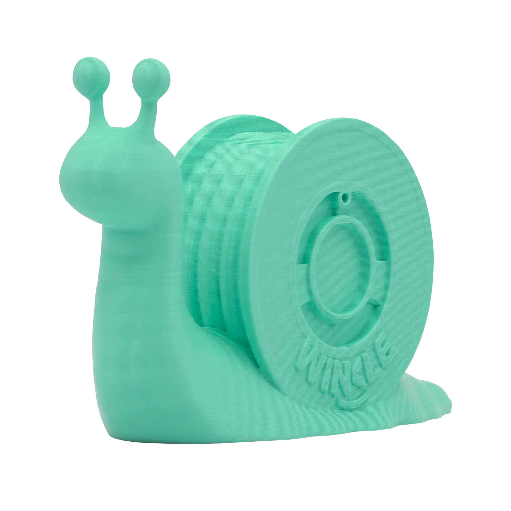 3D printed prototype in Winkle Turquoise Blue Pastel PLA