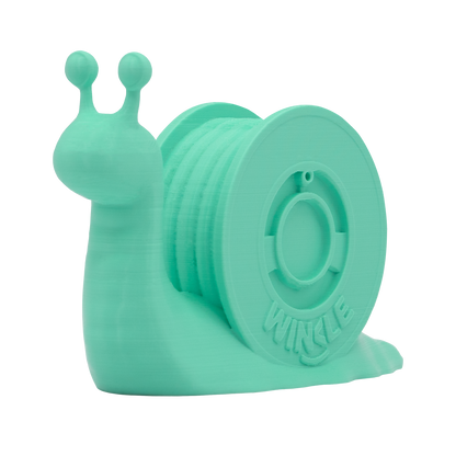 3D printed prototype in Winkle Turquoise Blue Pastel PLA