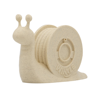 3D printed snail showing realistic sand texture using Winkle PLA