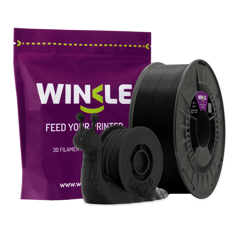 Winkle Jet Black HD PLA 1.75mm 1kg high-definition filament kit